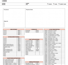 Fee Sheet