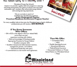 Minnieland Flyer